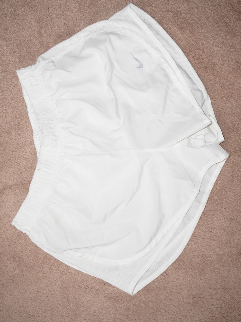 Nike Women’s White Running Shorts with Swoosh